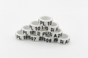 Obrączki unijne 10 mm - 2027 - 10szt EU
